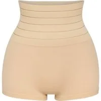 Formangel Miederslip Corsage mit hoher Taille & Silikonbund – nahtlose Shaping-Short (1-St) Rutschfester Silikonbund, nahtlose Verarbeitung, figurformend