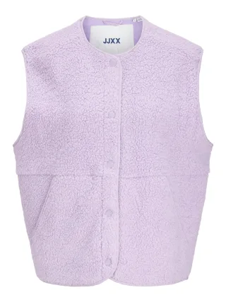 JJXX - JXVERA TEDDY VEST OTW NOOS Purple Rose - Gr. - L
