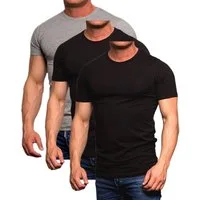 Jack & Jones T-Shirt (3er-Pack) Basic mit Rundhalsausschnitt