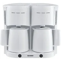 Severin Filterkaffeemaschine, 1l Kaffeekanne, 1x4, mit 2 Thermokannen, 2x 100 W