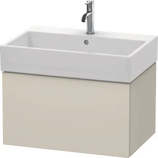 Duravit L-Cube Waschtischunterbau wandhängend Taupe Supermatt 684x459x394 mm - LC617608383 LC617608383