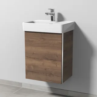 Sanipa 3way Waschtischunterbau zu Laufen Pro S Waschtisch mit 1 Tür, Eiche-Tabak BR78350