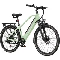 BEKUP E-Bike Cityrad V2 26 Zoll Trekkingrad, 522 Wh Akku, 45 Nm, Herren u. Damen, 7 Gang Shimano Shimano Tourney TZ Schaltwerk, Kettenschaltung, Heckmotor, 522 Wh, (Komplettset, E-Bike inklusive Akku und Ladegerät), Cityrad für Arbeitsweg und Wochene
