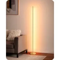 EDISHINE LED Stehlampe Wohnzimmer dimmbar, LED fest integriert, warmweiß, Minimalistische Stehleuchte