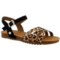 MUSTANG Sandalen Riemchensandale mit Markendetails