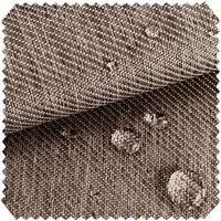 novely® Stoff OXFORD 350D Outdoor-Stoff Leinen-Look Mélange Polsterstoff, Wasserabweisend, Outdoor, Meterware, 1lfm