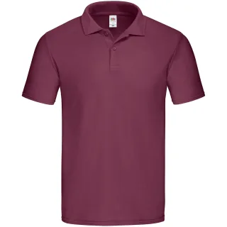 Fruit of the Loom Herren Original Pique Polo Shirt (Burgund)