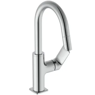 Ideal Standard Waschtisch-Armatur H200 CeralifeC Ausladung 150mm mit heraus.Brause PushOpenVentil Ch BE056AA
