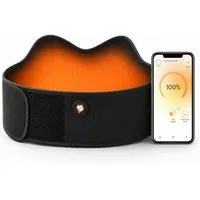 Vulpés Wärmegürtel HeatBelt Pro - intelligenter Heizgürtel für Rücken, Becken, Nieren, Organisches Bambusmaterial, Tiefenwärme, Smartphone Steuerung