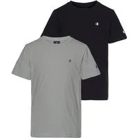 Champion T-Shirt (Packung, 2-tlg) 2er-Pack, Kurzarm, mit Rundhalsausschnitt, aus Baumwolle