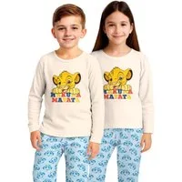 United Labels® Schlafanzug Der König der Löwen Schlafanzug Simba Pyjama Set Langarm Oberteil