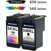 MOOHO 540 XXL Kompatibel für CANON PG-540XL CL-541XL Tintenpatrone (MG4250 MG4150 MG3650 MG3550 MG3250 MG3155 MG3150 MG2250 MG2150 TS5150 TS5151, MX535 MX525 MX515 MX475 MX455 MX435 MX395 MX375)