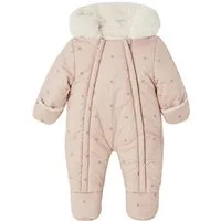 vertbaudet Overall Baby Winter-Overall mit Herzen, Recycling-Material