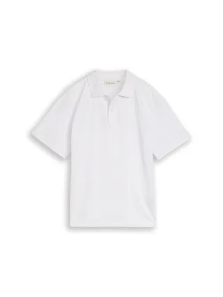 tom tailor kids - Oversize Piqué Poloshirt white - Gr. - 140