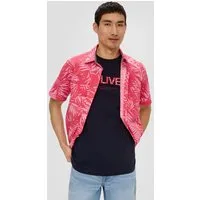 s.Oliver Kurzarmhemd Hemd Kurzarmhemd mit Button-Down-Kragen