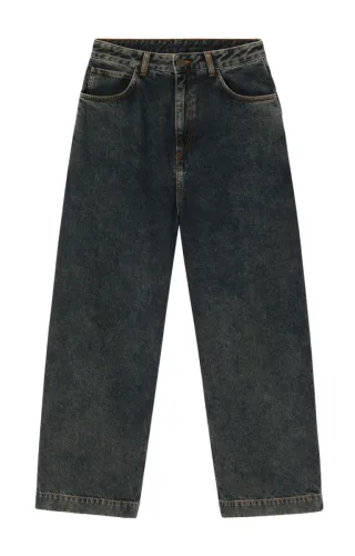 American Vintage - Wide Leg Jeans blau/grau/schwarz - Gr. - 25