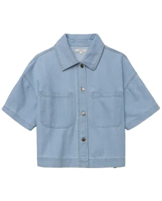 yerse - Jeansbluse blau - Gr. - L