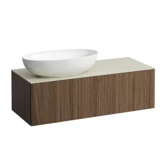 LAUFEN Waschtischunterschrank und Waschtischplatte ALESSI 500x1200x370 H4313100976301