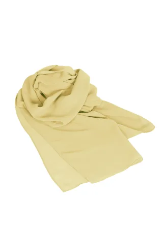 SWING - Schal aus zartem Chiffon pastel yellow - Gr. - OS