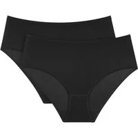 Triumph Midislip Sense Of Cotton (2er Pack) weich, ohne Seitennaht, elastisch