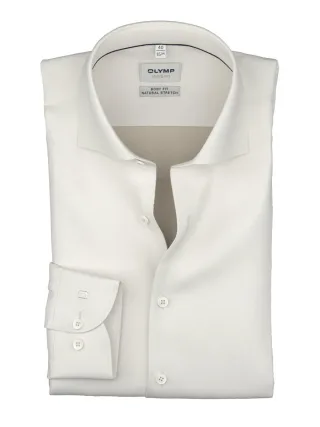 OLYMP - Body Fit: Businesshemd beige - Gr. - 43