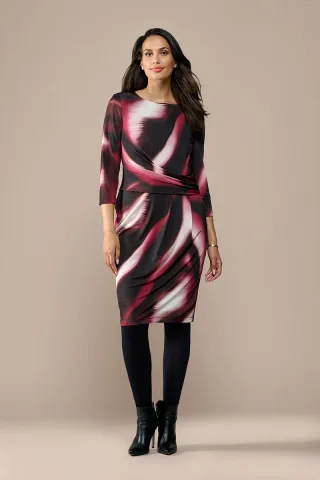 Eloise Printkleid Rosa / Mehrfarbig