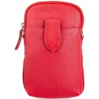 Prato Umhängetasche LM J07 Asif Rindleder glatt Handy Umhängetasche (ein Stück, 1-tlg., ca. B/H/T 13/22/3 cm), Modern