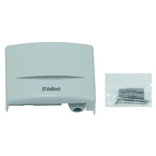Vaillant Funkuhrempfänger 009535 85x105x40 mm, mit integriertem Außenfühler, grau