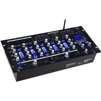 Pronomic DJ Controller DX-165REC MKII DJ-Mixer - 5-Kanal-Mischer mit USB/SD/Bluetooth-Player, (Talkover-Funktion), Cue- Recording-Funktion - 4 Mikrofoneingänge