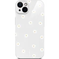 ONEFLOW Handyhülle für iPhone 13 Splash Cover Gänseblümchen Grau 6,1 Zoll, Hülle mit Design Muster Designer Case Kameraschutz Handy Schutzhülle