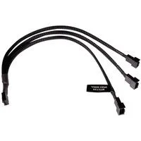 Y-Kabelsplitter 4-Pin auf 3x 4-Pin PWM, 30cm schwarz