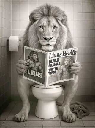 Keilrahmenbild LIONS HEALTH