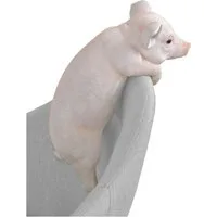 moebel-direkt-online Dekofigur Ferkelchen (Biggi, Olli, Ferkelchen zum Hängen), Tierfigur, Polyresin-Nachbildung eines Ferkels
