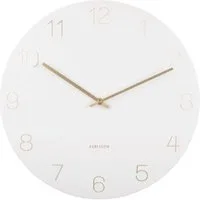 Karlsson Uhr Wanduhr Charm Engraved Numbers White (40cm)