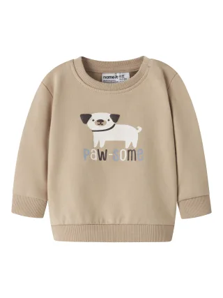 NAME IT - NBMVONNE LS SWEAT BOX BRU - Gr. - 56
