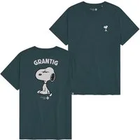 Bavarian Caps T-Shirt Bavarian Caps T-Shirt "Grantler Klub: Snoopy" - blaugrau (T-Shirt, T-Shirt) BC Logo