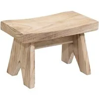 Spetebo Blumenhocker Holz Bank natur (rechteckig, 1 St., x Hocker), zur Dekoration mit Topfpflanzen aller Art
