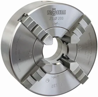 ELMAG RÖHM-Vierbacken Drehfutter DM 315, DIN 55029 Stahlkörper, Camlock - 89012
