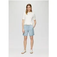 s.Oliver Shorts Hose Shorts mit geflochtenem Gürtel und Garment Dye