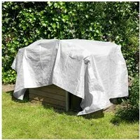 Zill Schutzplane Gewebeplane weiß 280g, m² Typ 440000 (1 STück)