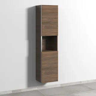 Sanipa 3way Hochschrank mit 2 Türen und 1 offenem Fach, Eiche-Arizona BR11780