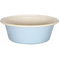 Karl Krüger Schüssel Schüssel, Emaille, Pastell-Blau-Creme, 24cm, (1-tlg)