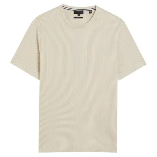 Ted Baker Heynes Regular Fit Strukturiertes Beige T-shirt