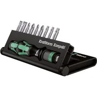 Wera Bit-Set Wera Kraftform Kompakt 10 05056653001 Bit-Set 10teilig Schlitz, Kreuzs