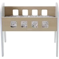 vertbaudet Puppen Accessoires-Set Puppenbett MINI RETRO Holz FSC®, Holz FSC®