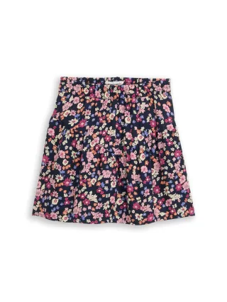tom tailor kids - Mini-Rock mit Blumenmuster blue multicolor flower print - Gr. - 92/98