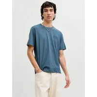 Jack & Jones T-Shirt JJECORP Herren-Tee mit figurbetonter Silhouette bedruckt, modisch, schmal, Baumwolle, Rundhals