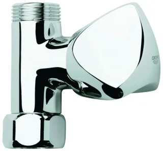 Grohe Absperrventil 12409 DN15 mit TDL-Griff Markierung neutral chrom, 12409000 12409000