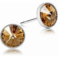 LUISIA® Paar Ohrstecker LUISIA® Solitär Ohrstecker "Joy" mit Kristallen von Swarovski®, Viele Farben verfügbar