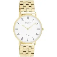 OOZOO Quarzuhr C20369, Armbanduhr, Damenuhr, Edelstahlarmband, analog